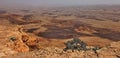 Machtesh Ramon - erosion crater in the Negev desert, the most picturesque natural landmark of Israel Royalty Free Stock Photo